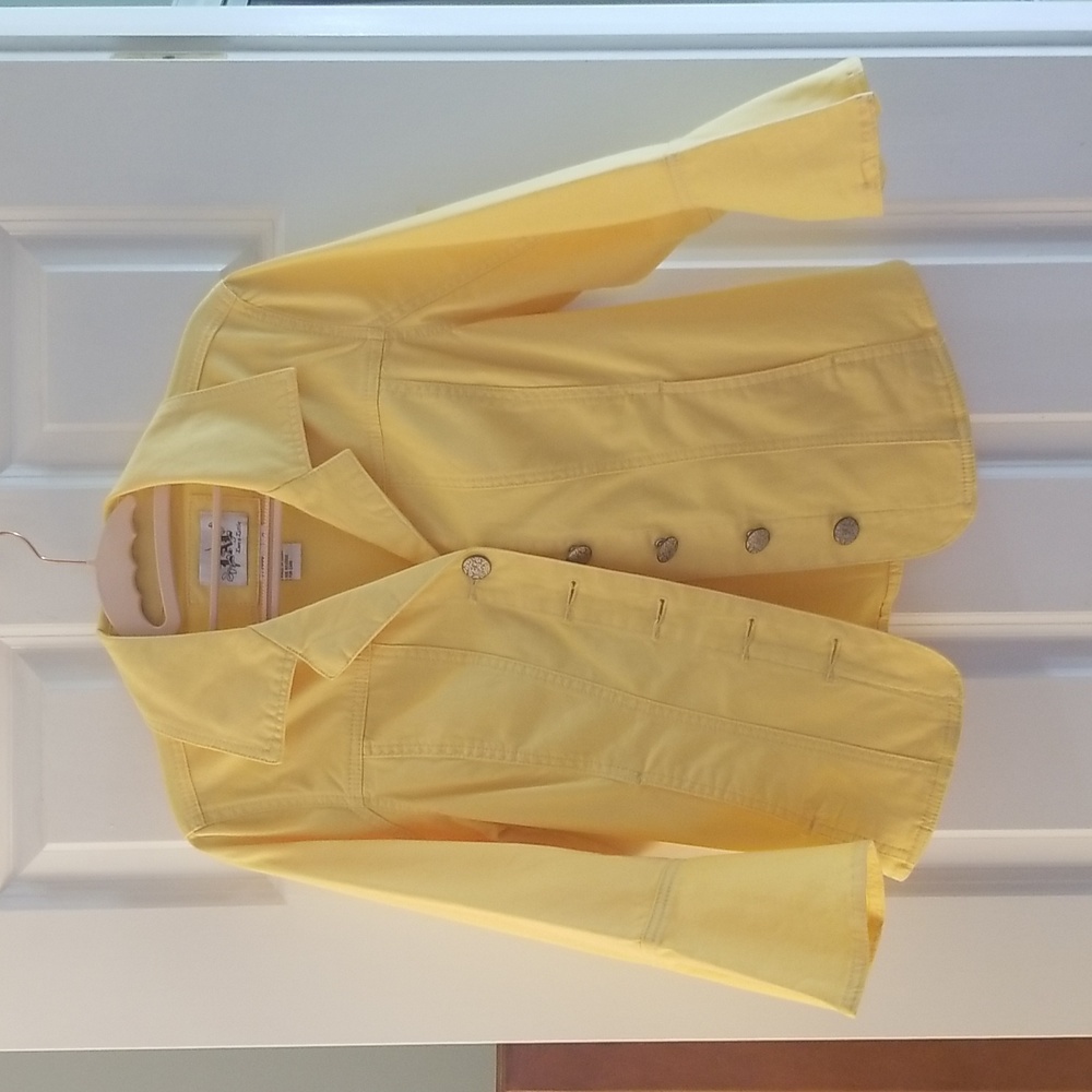 Jacket "Live a Little" - small yellow